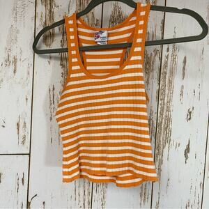 Piper & Blue, Racer Back Raw Hem Cropped Tank Top. Size XS. Excellent condition.